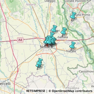 Mappa Via Luigi Giulietti, 28100 Novara NO, Italia (4.29)