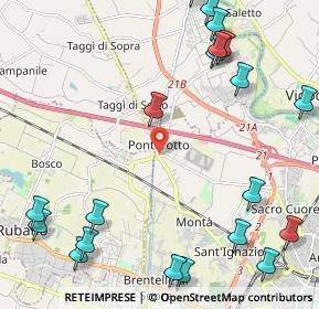 Mappa Piazza Donatore di Sangue, 35136 Padova PD, Italia (3.031)