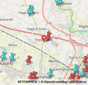 Mappa Piazza Donatore di Sangue, 35136 Padova PD, Italia (3.5445)