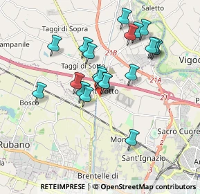 Mappa Piazza Donatore di Sangue, 35136 Padova PD, Italia (1.617)