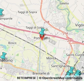 Mappa Piazza Donatore di Sangue, 35136 Padova PD, Italia (4.30615)