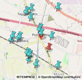 Mappa Piazza Donatore di Sangue, 35136 Padova PD, Italia (1.057)