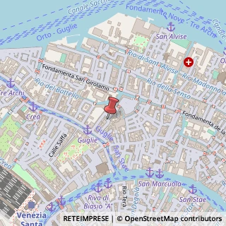 Mappa Calle Ghetto Vecchio, 1181, 30121 Venezia, Venezia (Veneto)