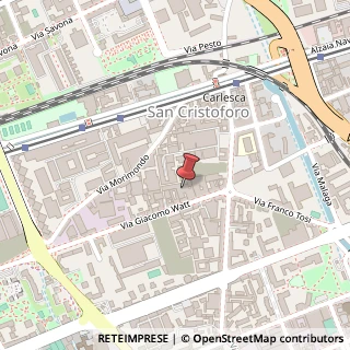 Mappa Via Giacomo Watt, 10, 20143 Milano, Milano (Lombardia)