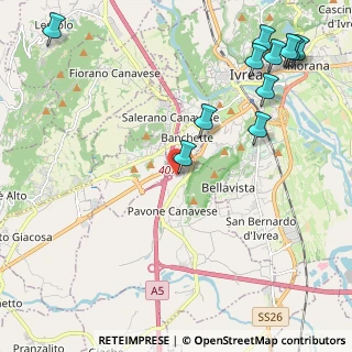 Mappa Via Circonvallazione 95 Cc Pavone GROUND FLOOR, 10018 Pavone Canavese TO, Italia (2.84455)