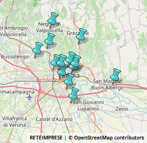 Mappa Vicolo Moise, 37129 Verona VR, Italia (4.95769)