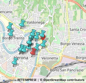Mappa Vicolo Moise, 37129 Verona VR, Italia (0.89765)