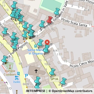 Mappa Vicolo Moise, 37129 Verona VR, Italia (0.08966)