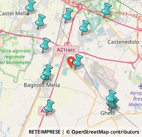 Mappa Via XXV Aprile, 25010 Montirone BS, Italia (4.86077)