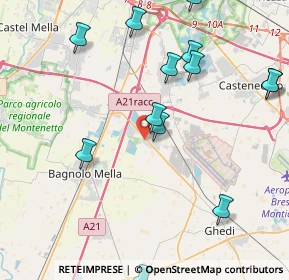 Mappa Via XXV Aprile, 25010 Montirone BS, Italia (6.2965)