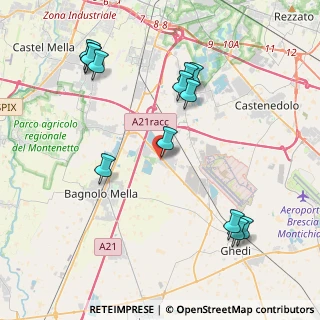 Mappa Via XXV Aprile, 25010 Montirone BS, Italia (4.56923)