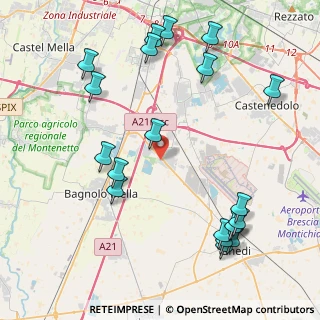 Mappa Via XXV Aprile, 25010 Montirone BS, Italia (5.1265)