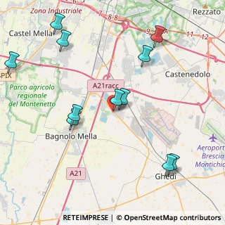 Mappa Via XXV Aprile, 25010 Montirone BS, Italia (6.5985)