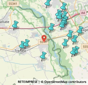Mappa Via Vigevano, 28069 Trecate NO, Italia (4.6345)