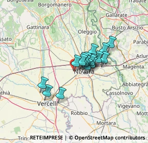 Mappa Via Marie Curie, 28060 San Pietro Mosezzo NO, Italia (8.52059)