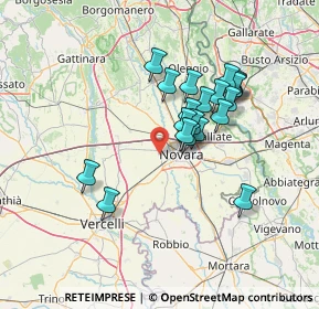 Mappa Via Marie Curie, 28060 San Pietro Mosezzo NO, Italia (11.708)