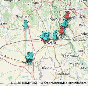 Mappa Via Marie Curie, 28060 San Pietro Mosezzo NO, Italia (12.86722)