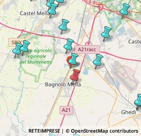 Mappa SS45 bis, 25021 Bagnolo Mella BS, Italia (6.15)