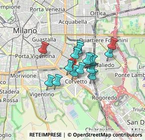 Mappa Via Giovanni Scheiwiller, 20139 Milano MI, Italia (1.06375)