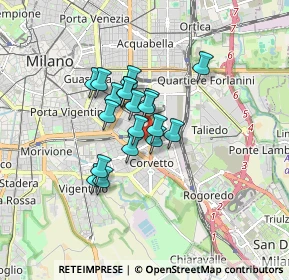 Mappa Via Giovanni Scheiwiller, 20139 Milano MI, Italia (1.11842)