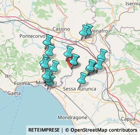 Mappa Via Delle Terme snc, 04021 Castelforte LT, Italia (11.101)