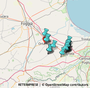 Mappa Via F. Turati, 71041 Carapelle FG, Italia (12.43)