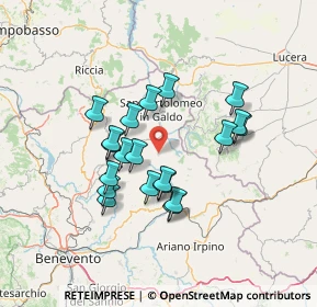 Mappa Piazza Madaglia D'Oro, 82025 Montefalcone di Val Fortore BN, Italia (12.4325)