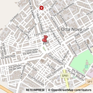 Mappa Corso umberto i 4, 71045 Orta Nova, Foggia (Puglia)