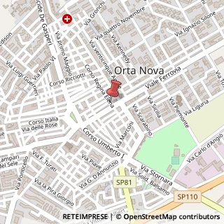 Mappa Corso Vittorio Emanuele,  8, 71100 Orta Nova, Foggia (Puglia)