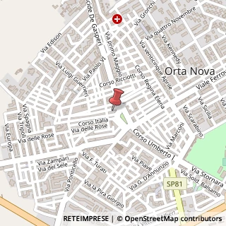 Mappa Via Roma, 10, 71045 Orta Nova, Foggia (Puglia)