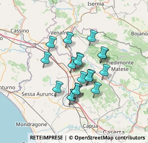 Mappa 81058 Vairano Patenora CE, Italia (10.8515)