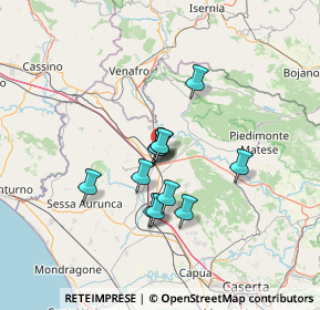 Mappa 81058 Vairano Patenora CE, Italia (10.5525)