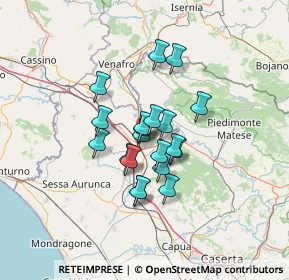 Mappa 81058 Vairano Patenora CE, Italia (9.659)