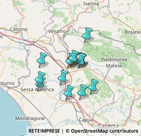 Mappa 81058 Vairano Patenora CE, Italia (9.76643)