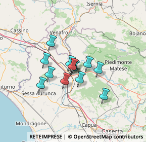 Mappa 81058 Vairano Patenora CE, Italia (9.33077)