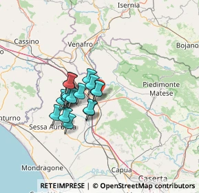 Mappa 81058 Vairano Patenora CE, Italia (10.52611)