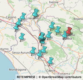 Mappa 81058 Vairano Patenora CE, Italia (14.0745)