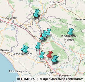 Mappa 81058 Vairano Patenora CE, Italia (15.0695)