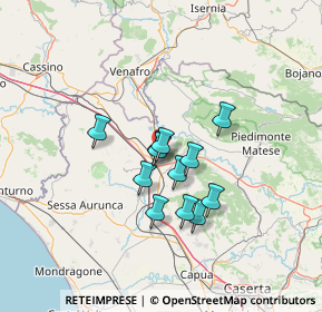 Mappa 81058 Vairano Patenora CE, Italia (10.18083)