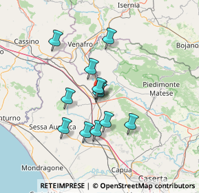 Mappa 81058 Vairano Patenora CE, Italia (11.83417)