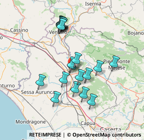 Mappa 81058 Vairano Patenora CE, Italia (13.6515)