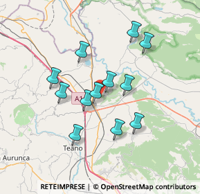 Mappa 81058 Vairano Patenora CE, Italia (6.49667)