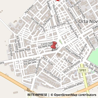 Mappa Corso Aldo Moro, 50, 71045 Orta Nova, Foggia (Puglia)