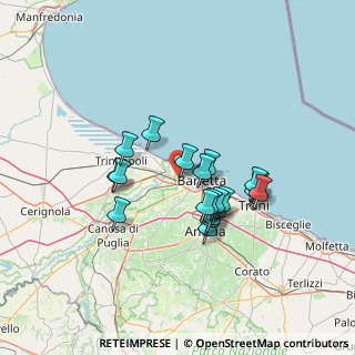 Mappa Via Foggia - S.S., 76121 Barletta BT, Italia (12.1075)