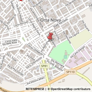 Mappa Corso Vito Vittorio Lenoci, 30/32, 71045 Orta Nova, Foggia (Puglia)