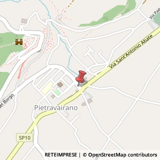 Mappa Via Trieste, 10, 81040 Pietravairano, Caserta (Campania)