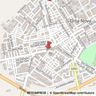 Mappa Piazza Aldo Moro, 9/11, 71045 Orta Nova, Foggia (Puglia)
