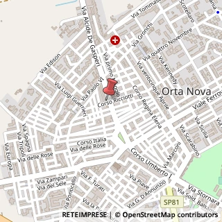 Mappa Corso Ciro Menotti, 2, 71045 Orta Nova, Foggia (Puglia)