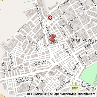 Mappa Corso Ricciotti, 2, 71045 Orta Nova, Foggia (Puglia)