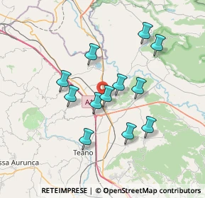 Mappa Via SS85 km 1, 81058 Vairano Patenora CE, Italia (6.575)